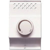 Baseboard Thermostat, Double Pole, White