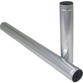 Galvanized Furnace Pipe, 24 GA, 8 x 24-In.