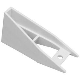 Gutter Bracket Spacer, White Vinyl, 5-Pk.