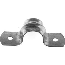 Conduit Fitting, Rigid/IMC Snap-On Steel Strap, 2-Hole, 3/4-In.