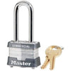 1.5-In. Keyed Laminated Keyed Padlock, 2-In. Long Shackle