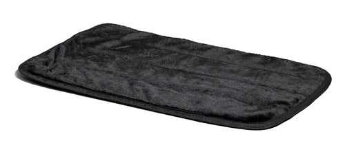 Midwest QuietTime Deluxe Black Fur Mat (48)