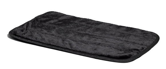 Midwest QuietTime Deluxe Black Fur Mat (48