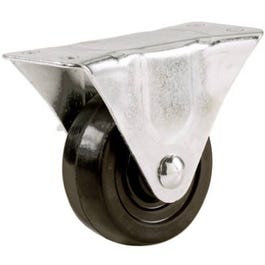 3-Inch Rubber Rigid Plate Caster