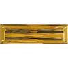 Mail Slot, Polished Brass, 2 x 11-In.