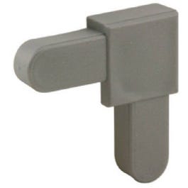 Mobile Home Screen Frame Corner, Gray, 1/4-In., 20-Pk.