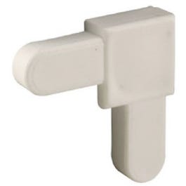 Mobile Home Screen Frame Corner, White, 1/4-In., 100-Pk.