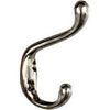 Hat & Coat Hook, Heavy-Duty, Nickel