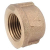 Pipe Cap, Lead-Free Red Brass, 1-In.