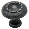 1.25-In. Wrought Iron Rope Cabinet Knob