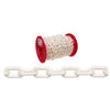 #8 White Plastic Chain, 60-Ft.