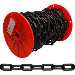 #8 Black Plastic Chain, 60-Ft.