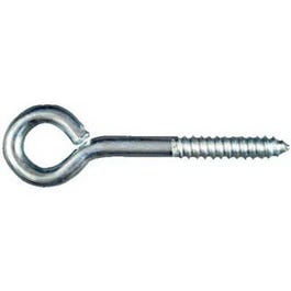 Lag Screw Eye, Zinc, 5/16 x 4-In.