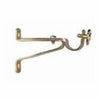 Cafe Rod Bracket, Brass, 9/16-In., One Pair