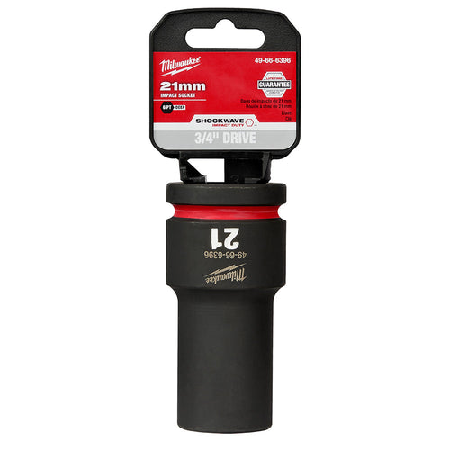 SHOCKWAVE™ Impact Duty™ 3/4 Drive 21MM Deep 6 Point Socket