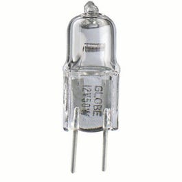 20-Watt Clear Halogen Light Bulb, Bi-Pin Base, 300 Lumens