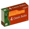 Christmas Lights Replacement Bulb, C9, Orange Ceramic, 4-Pk.