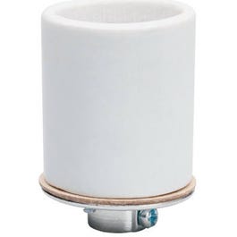 Incandescent Light Socket, Porcelain, Edison Base, Keyless