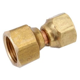 Brass Swivel Flare Union, 5/8 x 1/2-In.