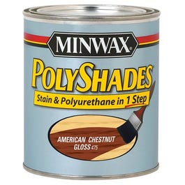 1/2-Pt. American Chestnut Gloss Polyshades Wood Stain