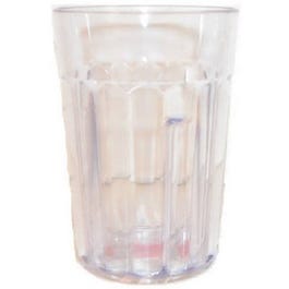 Diner Series Tumbler, Clear Acrylic, 6-oz.