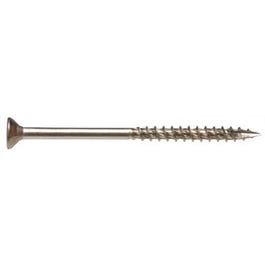 Power Pro Outdoor Wood Screws, Star, Stainless Steel, 1.25-In. x 8, 45-Pk.