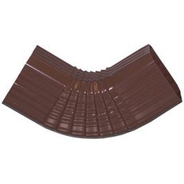 Duraspout Gutter Side Elbow, B-Style, Brown Vinyl, 2 x 3-In.