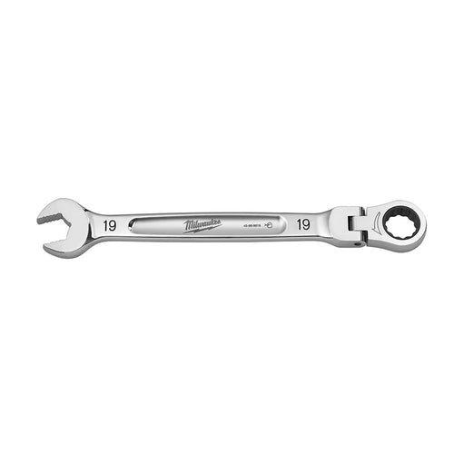 19mm Flex Head Ratcheting Combination Wrench