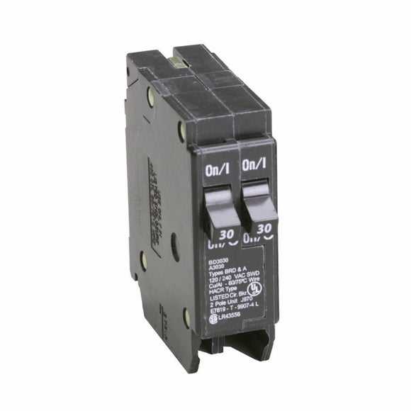 Eaton BD3030 BR Thermal Magnetic Circuit Breaker 1 Inch 30-30 A (1