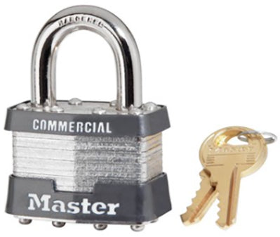 PADLOCK LAMINATED 1 3/4 IN BLACK