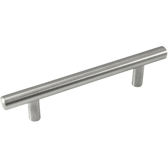 Laurey 4 In. Brushed Satin Nickel Builders Steel Plated T-Bar Pull