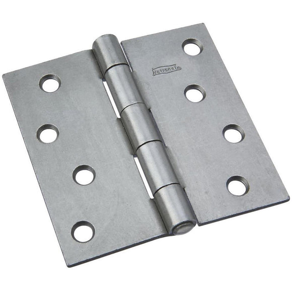 National 4 In. Square Steel Broad Door Hinge