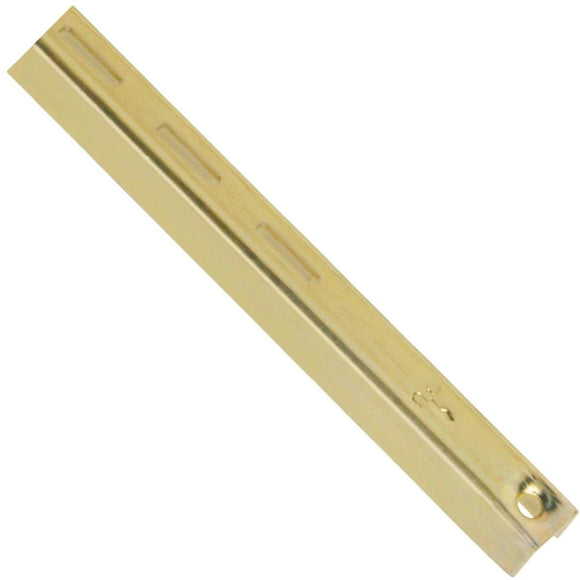 Knape & Vogt 80 Series 48 In. Brass Adjustable Shelf Standard