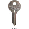 ILCO Russwin Nickel Plated File Cabinet Key, RO1 (10-Pack)