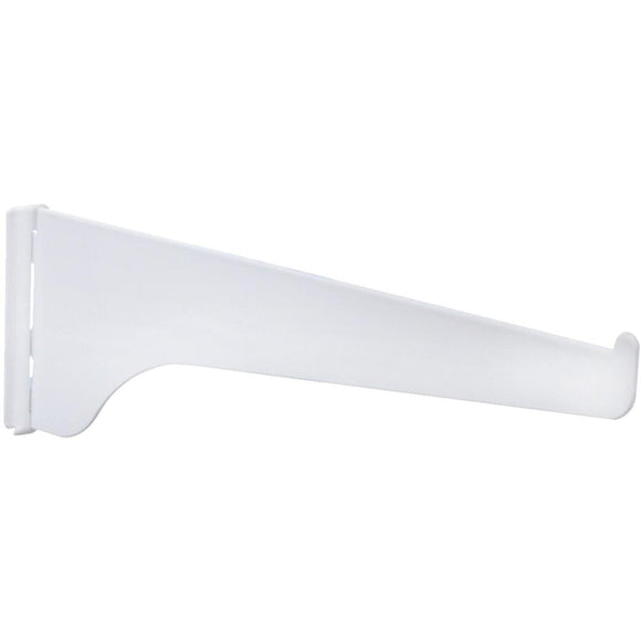 Knape & Vogt 180 Series 6 In. White Steel Regular-Duty Single-Slot Shelf Bracket