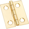 National 1 In. x 13/16 In. Medium Clear Coat Decorative Hinge