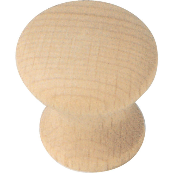 Laurey Wood White Birch 1-1/4 In. Cabinet Knob