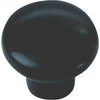 Laurey Black Plastic 1-1/4 In. Cabinet Knob