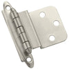 Amerock Non Self-Closing Satin Nickel Inset Hinge