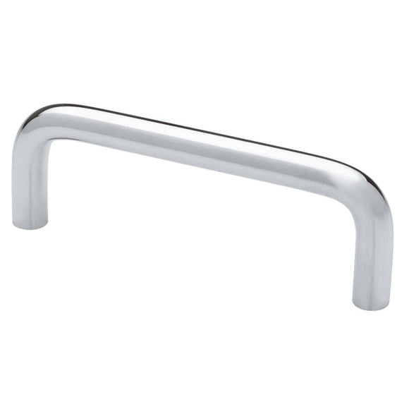 Laurey Chrome Solid Brass 3 In. Cabinet Pull