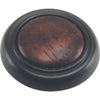 Laurey Oil Rubbed Bronze & Cherry Accent 1-1/4 In. Cabinet Knob