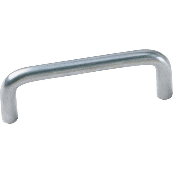 Laurey Satin Chrome Contemporary 3 In. Cabinet Pull