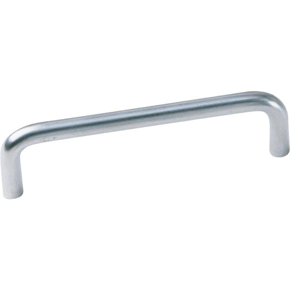 Laurey Satin Chrome Contemporary 4 In. Cabinet Pull