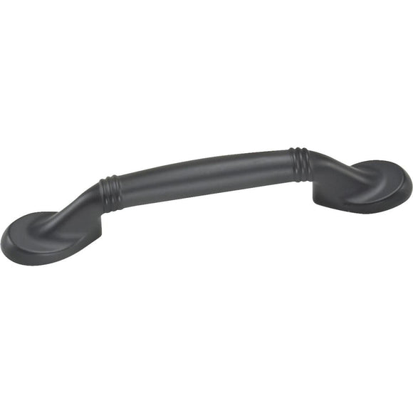 Laurey Black Matte Nantucket Spoonfoot 3 In. Cabinet Pull