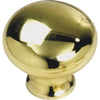 Laurey Polished Brass 1-1/4 In. Cabinet Knob