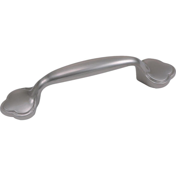 Laurey Satin Pewter Richmond Trad Clover Spoonfoot 3 In. Cabinet Pull