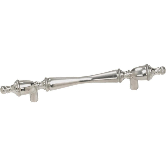 Laurey Satin Chrome Classic Traditions 3 In. Cabinet Pull, (2-Pack)