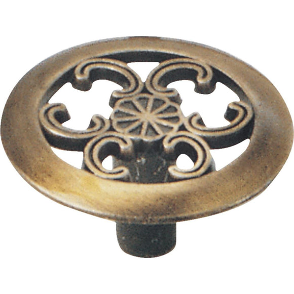 Laurey Antique Brass Classic 1-1/2 In. Cabinet Knob