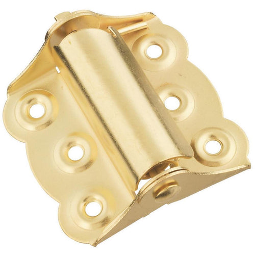 National 2-3/4 In. Brass Spring Door Hinge (2-Pack)