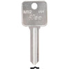 ILCO Rosseau Nickel Plated File Cabinet Key, MR2 (10-Pack)